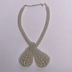 Vintage Kerchief Pearl Necklace